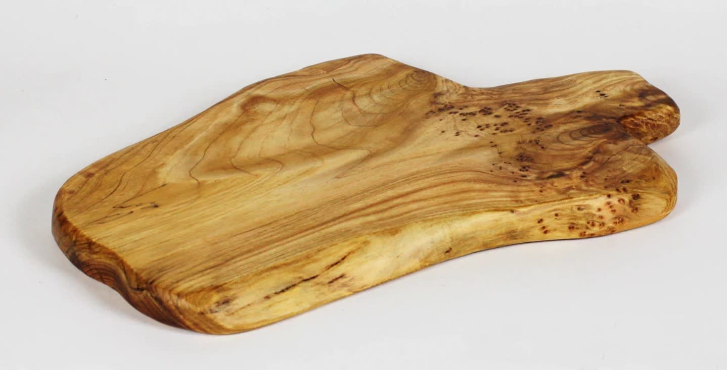 Wood Root Cutting Cheese Board with Hole