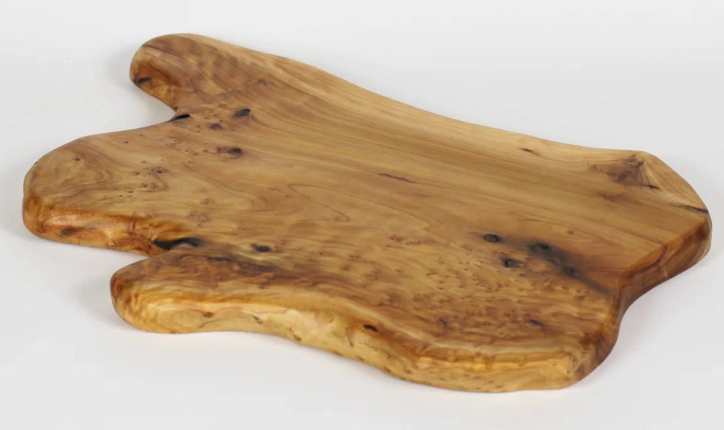 Wood Root Cutting Cheese Board with Hole