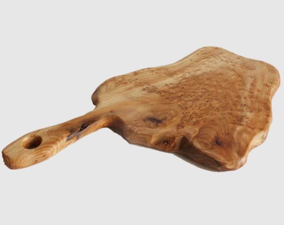 Root Wood Live Edge Board with Handle