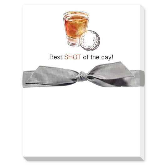 Best Shot of the Day Golf Notepad