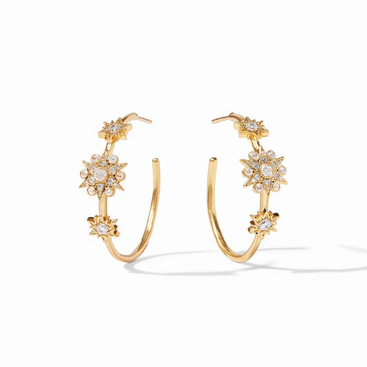 Celeste Hoop | Cubic Zirconia