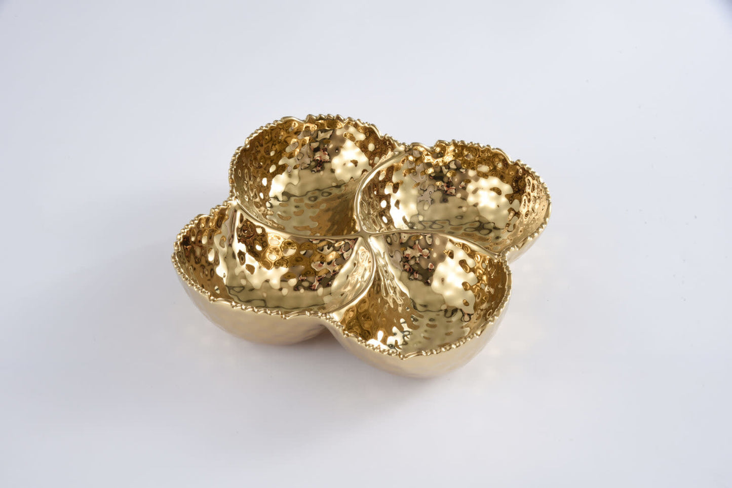 4 Section Bowl | Gold