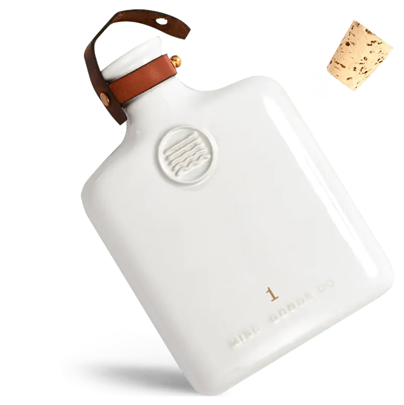 Ceramic Flask | Ivory 11oz