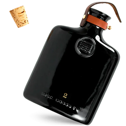 Ceramic Flask | Black 11oz
