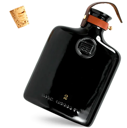 Ceramic Flask | Black 11oz