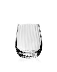 William Yeoward Crystal American Bar Corinne Barrel Tumbler Glass | 4.25in 14oz