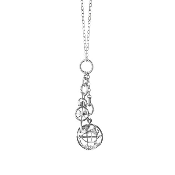 Sterling Silver Charm Chain Necklace