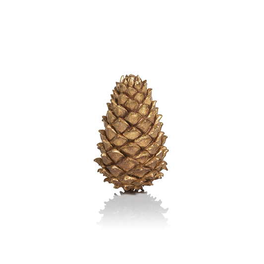 Gold Pinecone Ornament