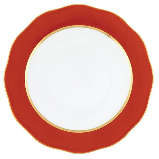 Herend Silk Ribbon Pumpkin Charger | 12in