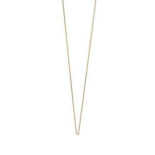 Delicate Diamond Cut Chain 17" With Jump Ring