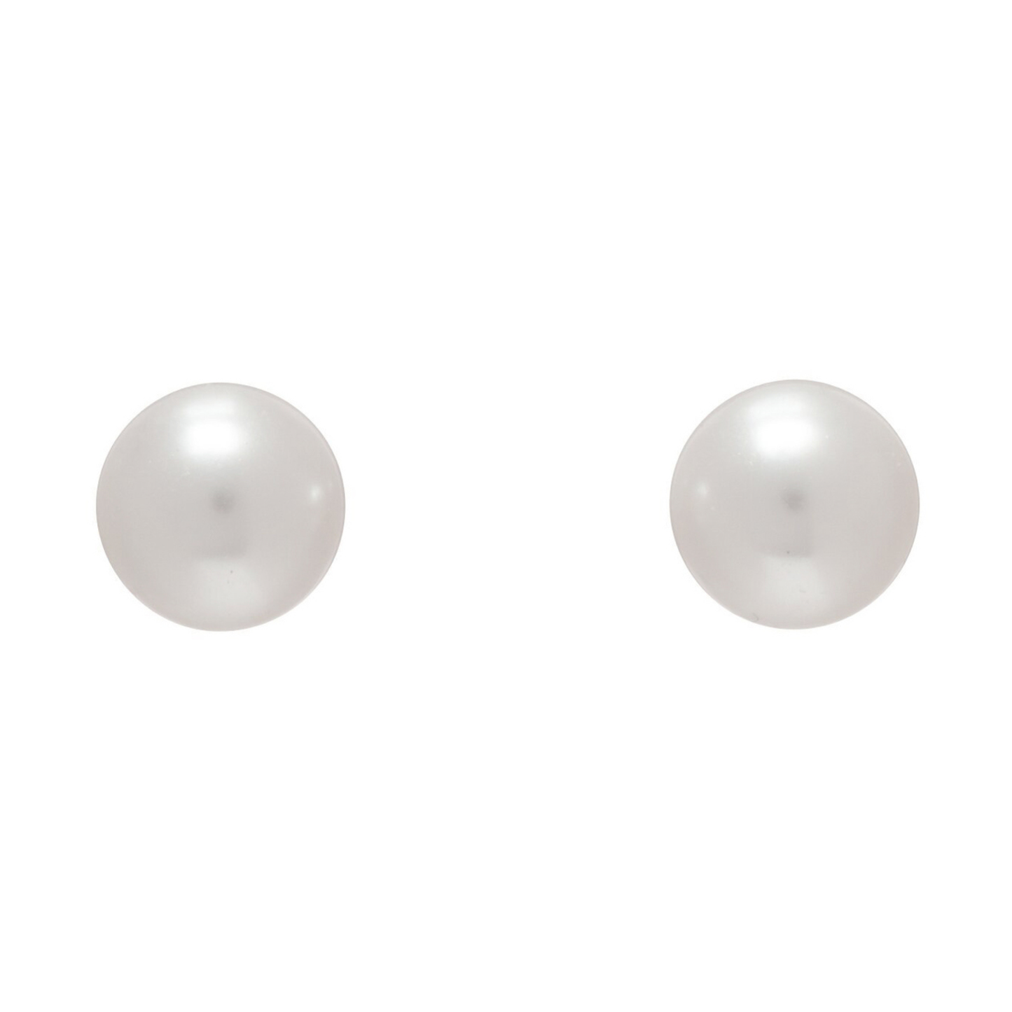 eNewton Classic Ball Stud Earrings | 8mm Pearl