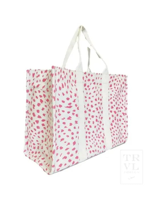 Spot On! Large Tote Bag | Spot Pink