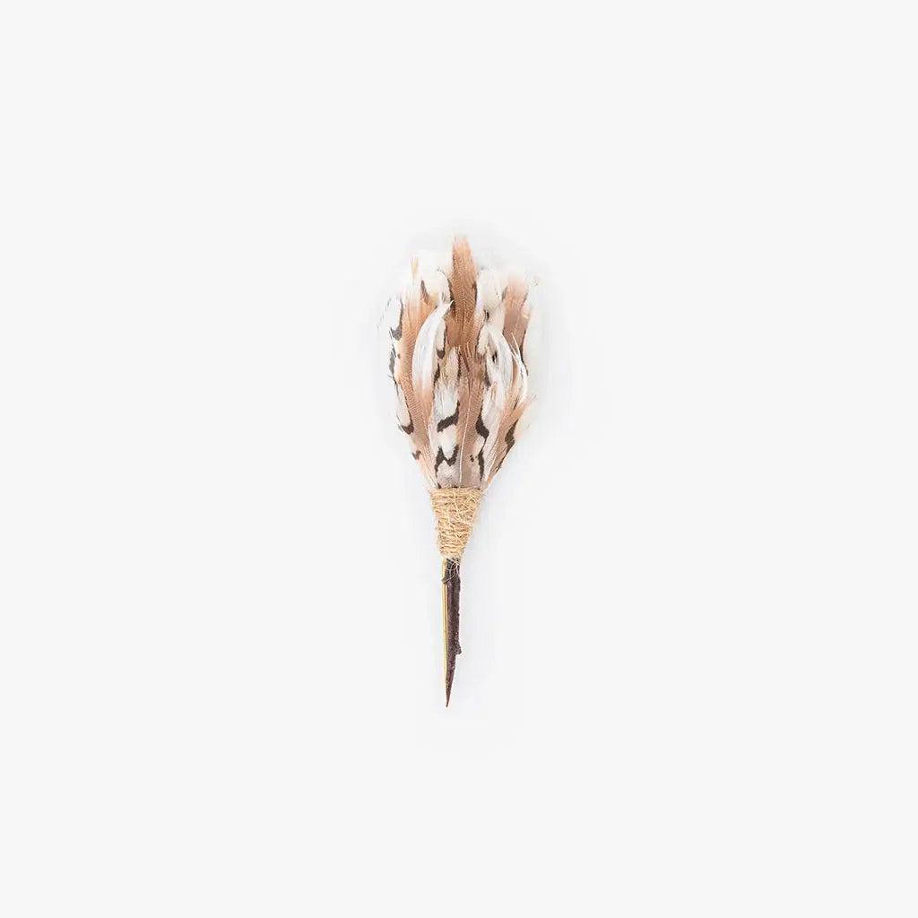Brackish Cogdell Feather Lapel + Hat Pin