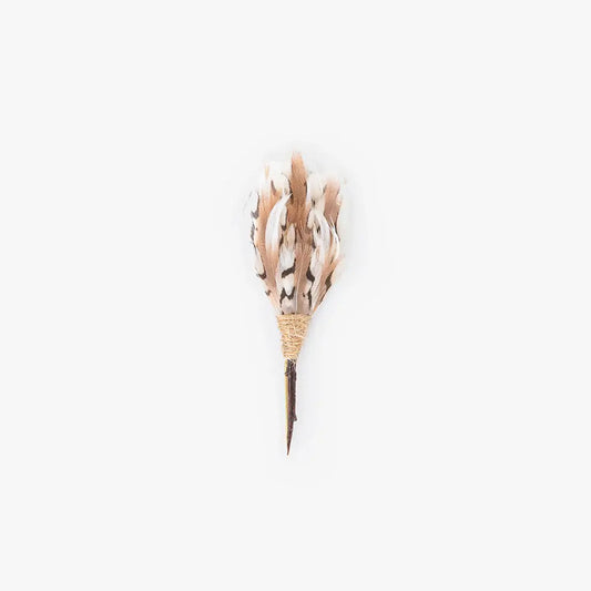 Brackish Cogdell Feather Lapel + Hat Pin