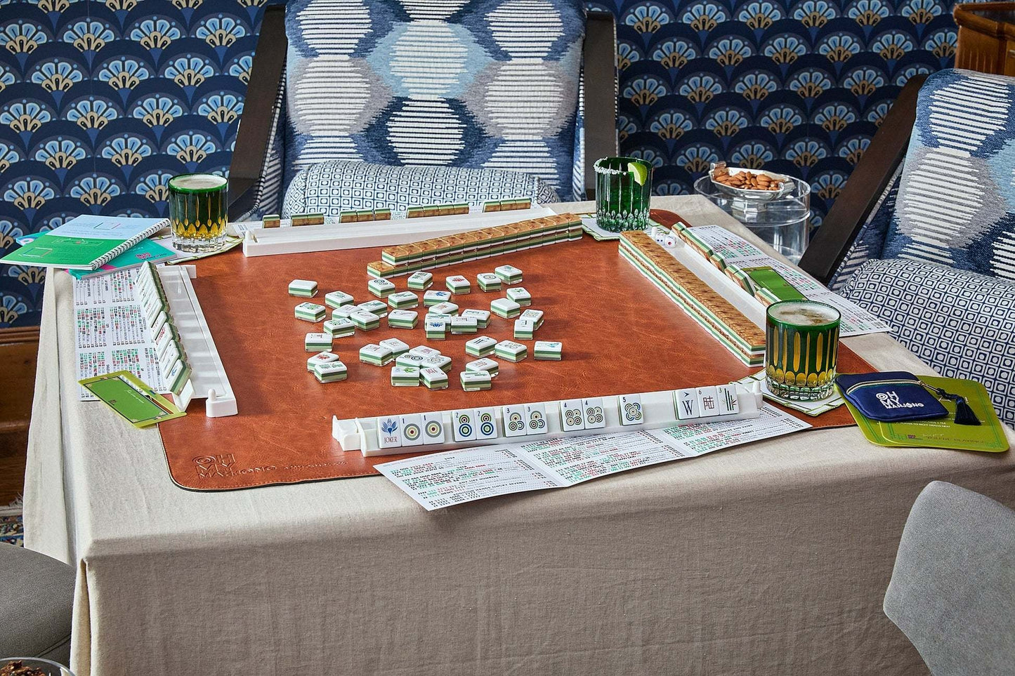 Oh My Mahjong Mat | Cognac
