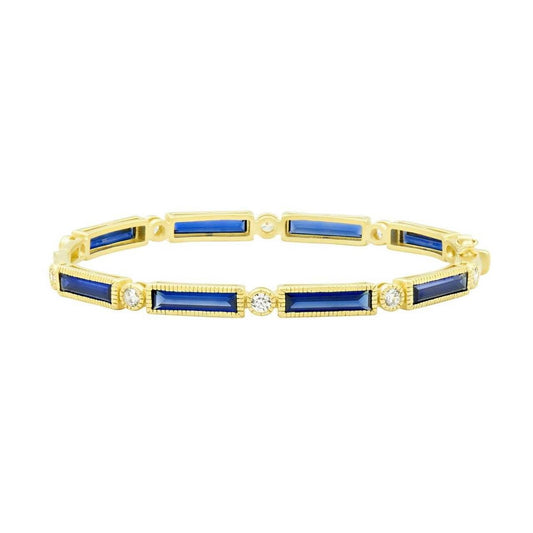 Color Theory Baguette Bangle Blue