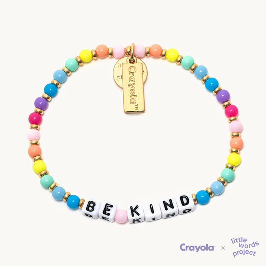 Be Kind Crayola Beaded Stretch Bracelet