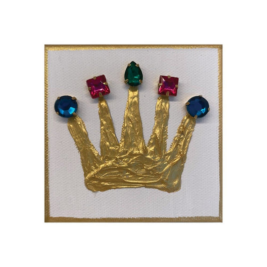 Deceaux Art Original Jeweled Crown | 4in Multi