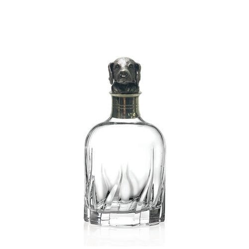 Crystal + Pewter Liquor Decanter