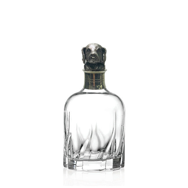 Crystal + Pewter Liquor Decanter