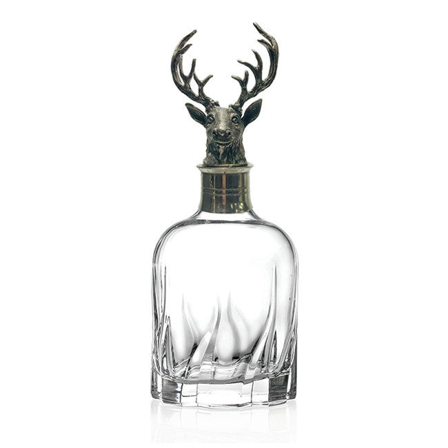 Crystal + Pewter Liquor Decanter