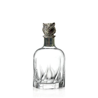 Crystal + Pewter Liquor Decanter