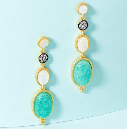 Touch of Turquoise Gradient Drop Earring