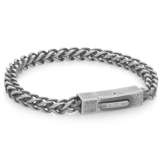 Steel Push Clasp Bracelet