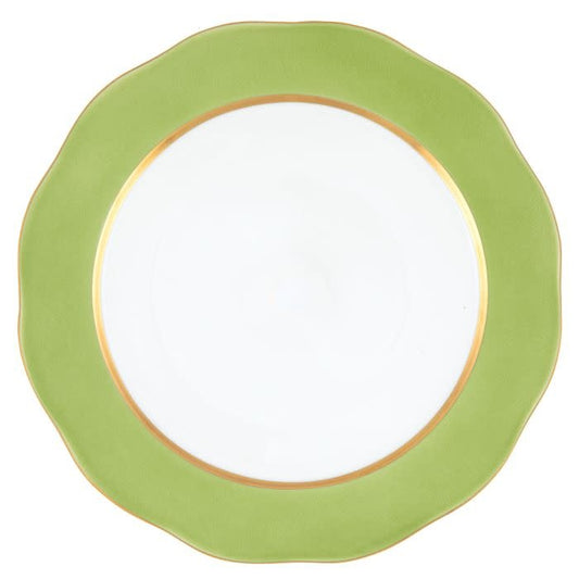Herend Silk Ribbon Olive Charger | 12in
