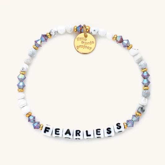 Fearless Creampuff Beaded Stretch Bracelet