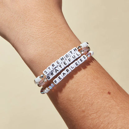 Fearless Creampuff Beaded Stretch Bracelet