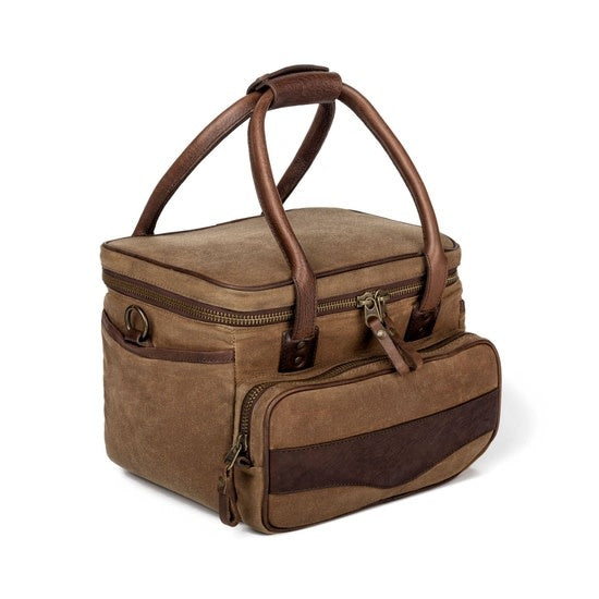Waxed Canvas Scout Cooler in Smoke
