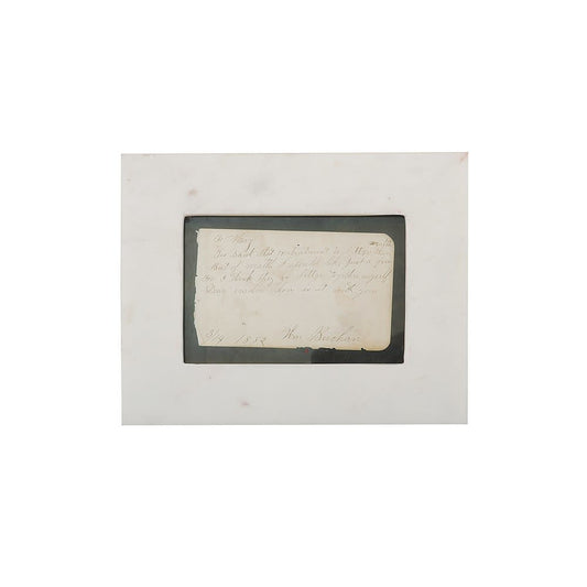 White Marble Picture Frame | 4x6in