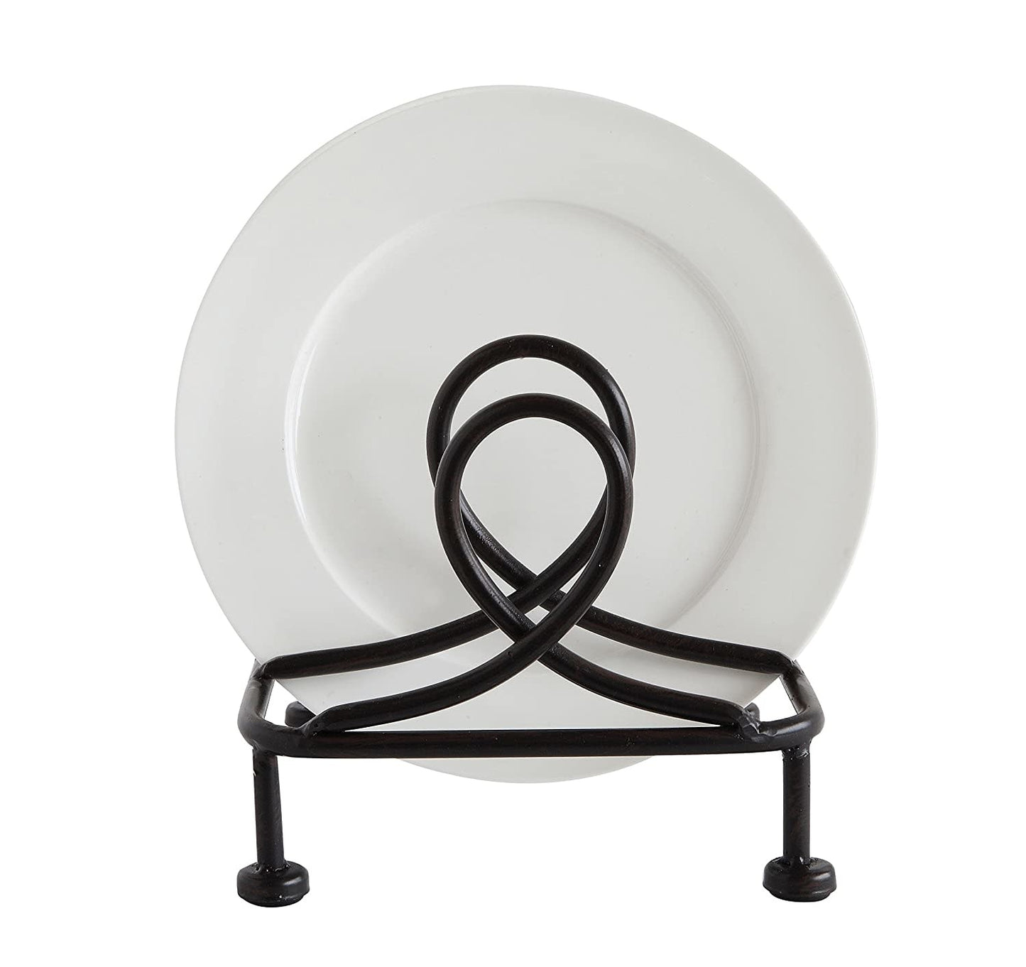 Black Plate Holder 9"