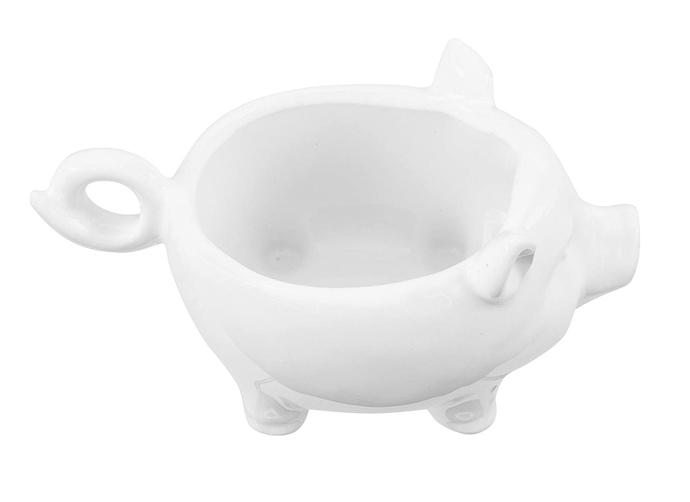 Stoneware Pig Dish 7.25"