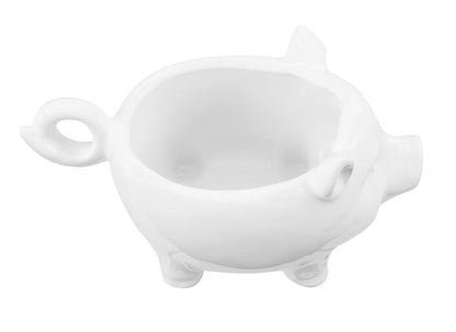 Stoneware Pig Dish 7.25"