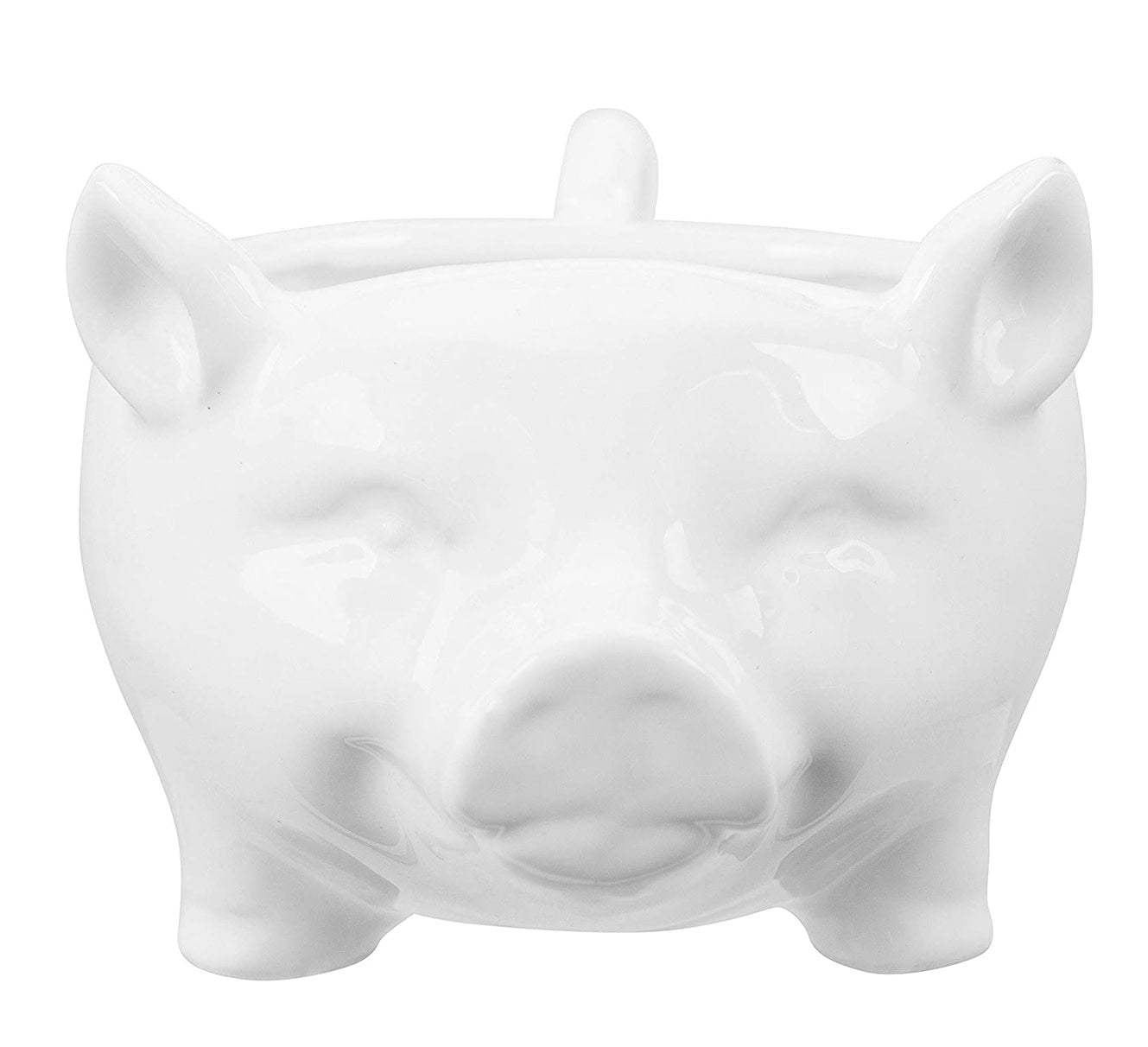 Stoneware Pig Dish 7.25"
