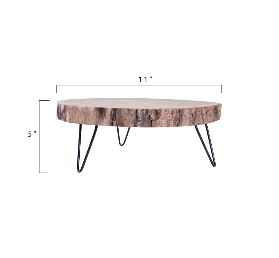 Wood 9" Pedestal