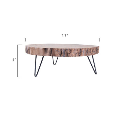 Wood 9" Pedestal