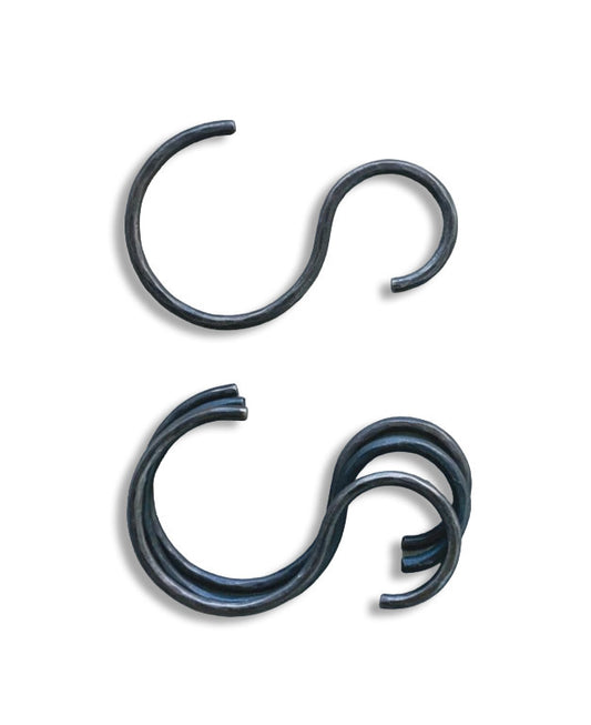 6" Hand-Forged Iron S Hook