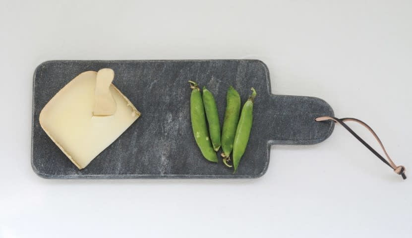 Black Long Marble Cheese Board 15"