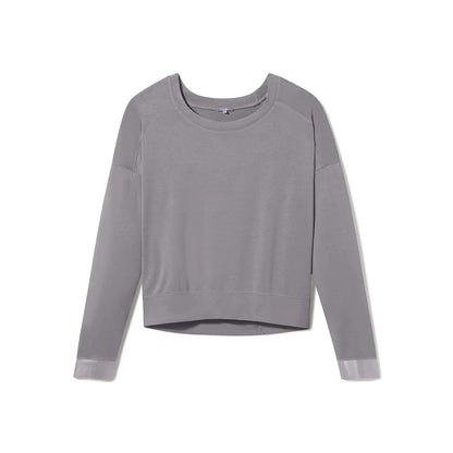 Izzy Satin Cuff Sweatshirt |