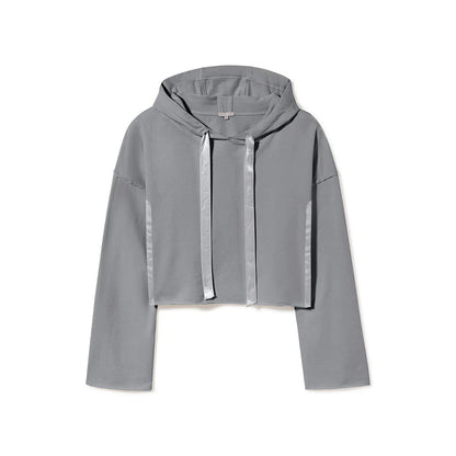 Bianca Satin Inset Hoodie |