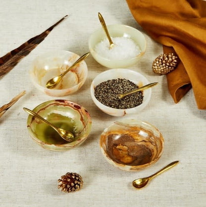 Marble Bowl w/ Spoon