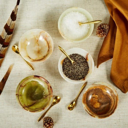 Marble Bowl w/ Spoon