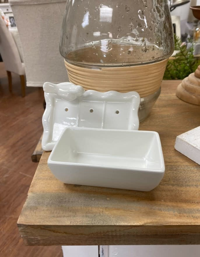 Ceramic Bird Soap Dish