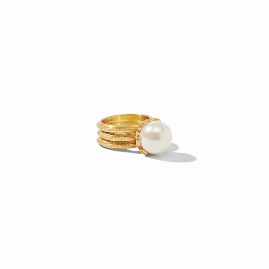 Delphine Pearl Ring Set | S7