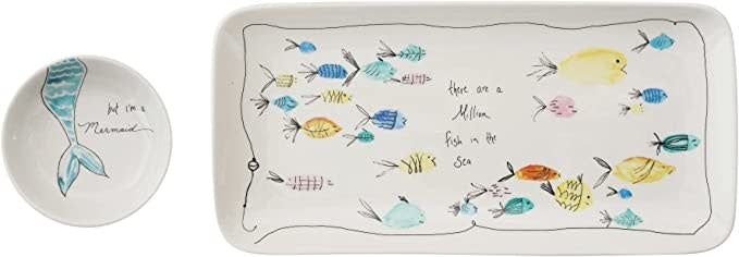 Stoneware Rectangle Platter