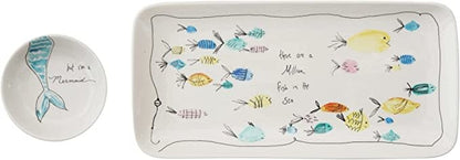 Stoneware Rectangle Platter