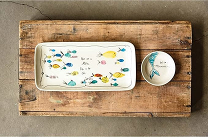 Stoneware Rectangle Platter